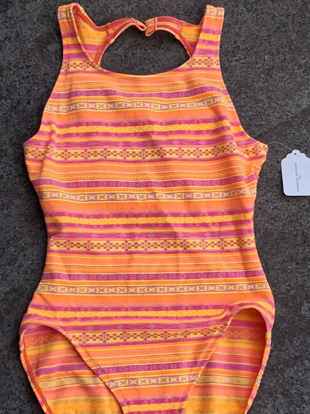 Racerback One Piece Swimsuit NEW 8